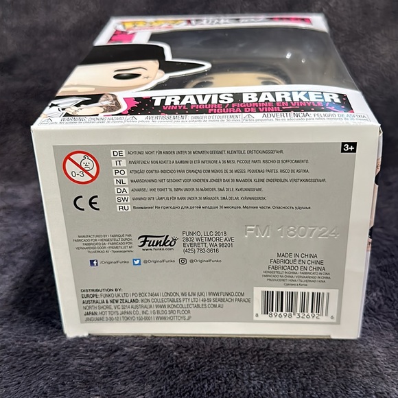 Travis Barker Funko Pop / Pop Rocks #84 … Never removed from box! - Picture 5 of 7